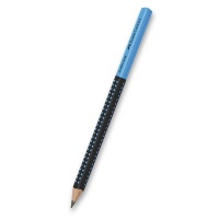 Grafitová ceruzka Faber-Castell Grip Jumbo Two Tone tvrdosť HB, výber farieb čierna/modrá